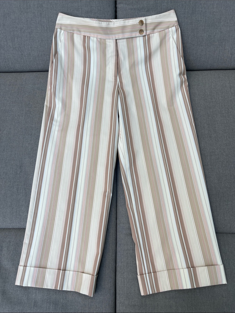 ANNE KLEIN Cropped Wide Leg Pants